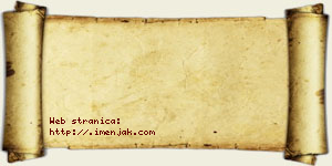 Jovana Miljević vizit kartica